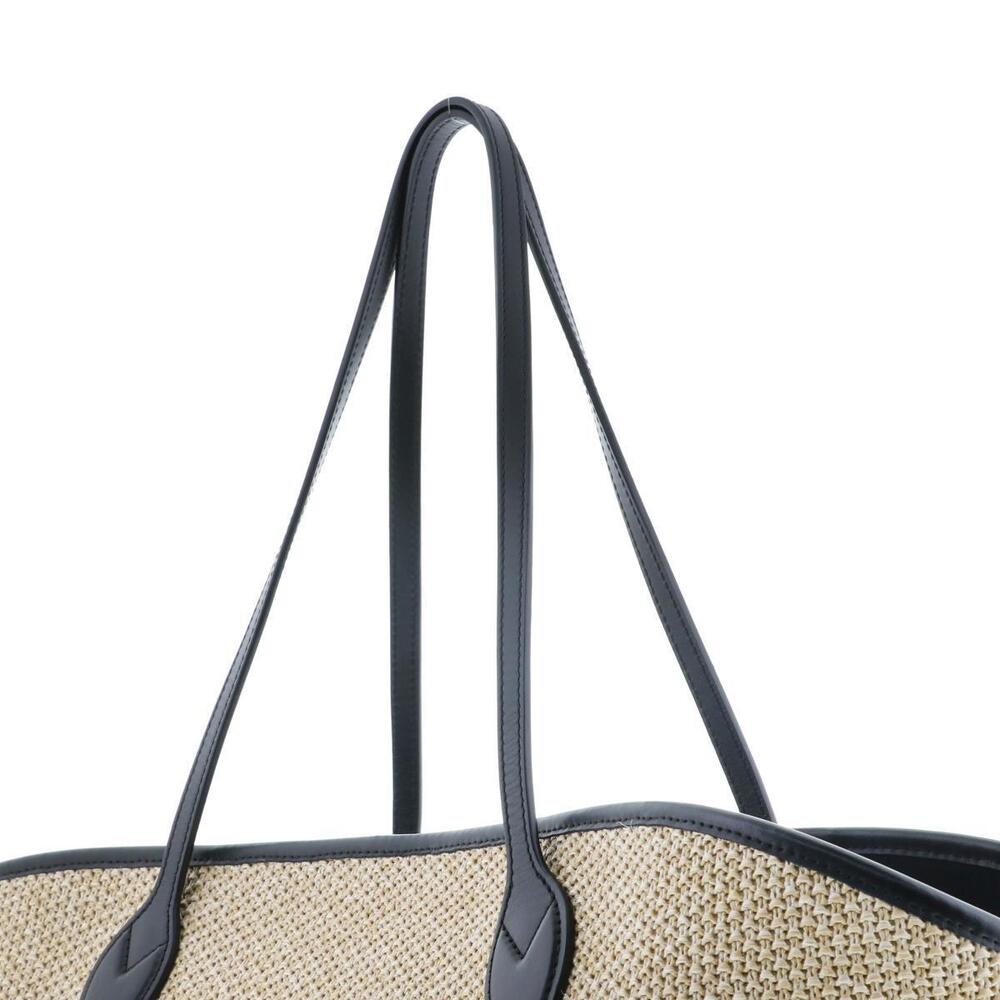LOUIS VUITTON Saint Jacques knitted raffia bag tote basket White - Picture 3 of 6